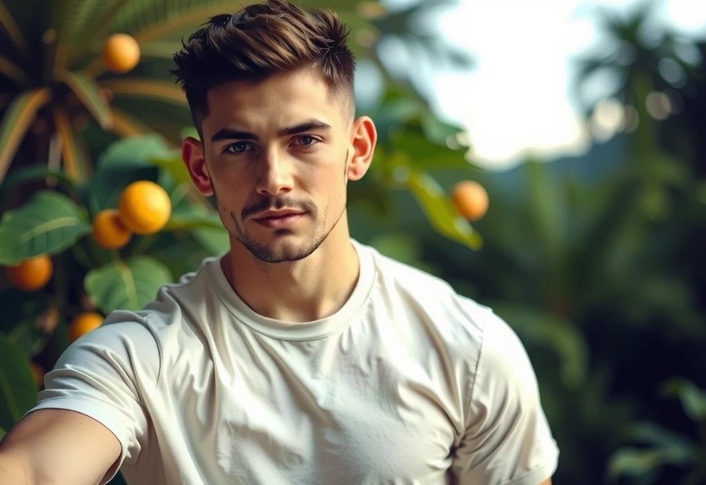 A man looking energetic and focused, representing the power of adaptogens for men.