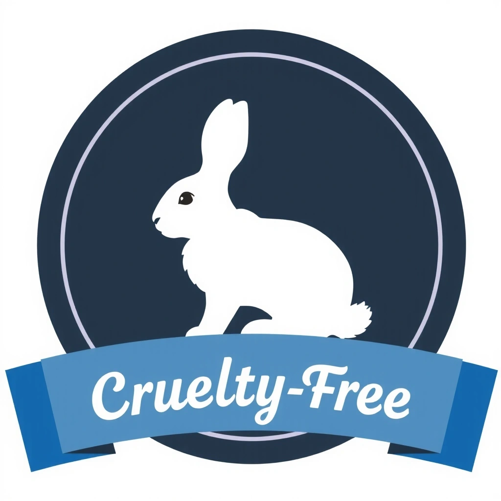 Cruelty-Free badge with a bunny icon